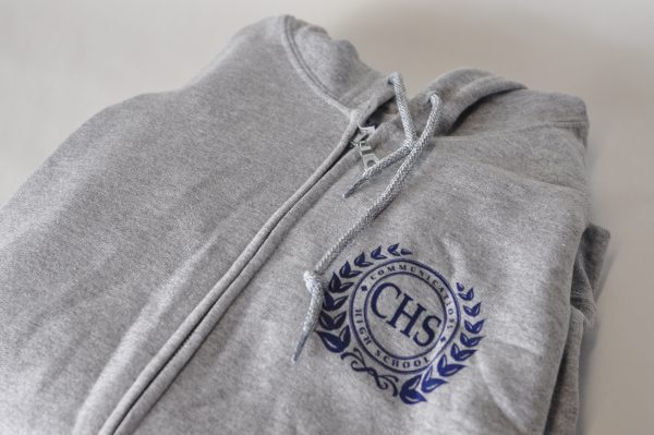 Zip up Hoodie - Gray - Image 2