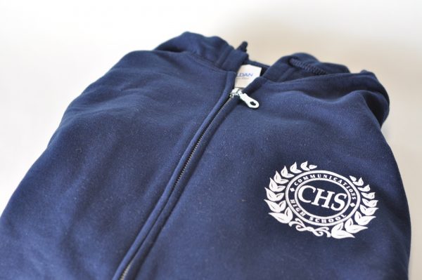 Zip up Hoodie - Navy - Image 5