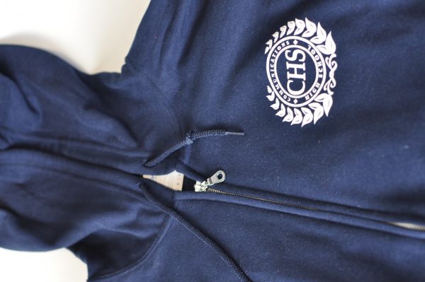 Zip up Hoodie - Navy - Image 6